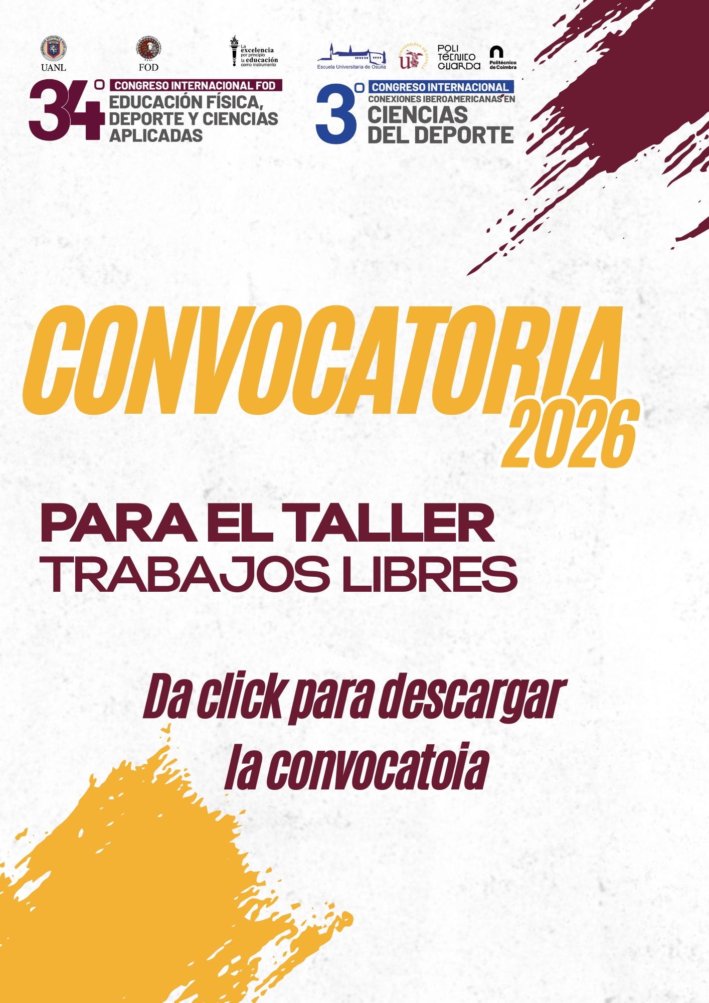 Convocatoria 2026